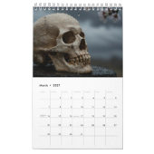 2026 Skull Art Calendar カレンダー (3月 2027)