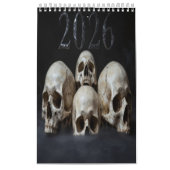 2026 Skull Art Calendar カレンダー (カバー)