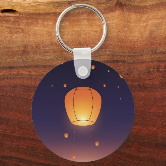 2026 Sky Lanterns Twilight Celebration Double-Side キーホルダー (裏面)