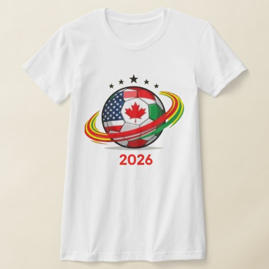 2026 Soccer World Tournament Tシャツ (レイダウン)