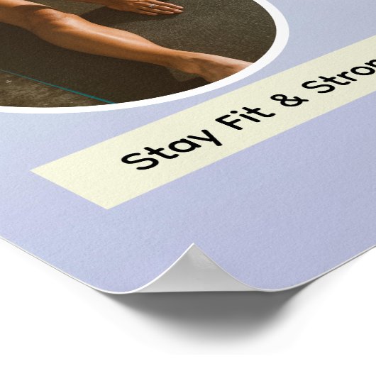 2026 Soft Gradient Circle Proper Vision Poster ポスター (角)