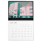 2026 South Beach Tropical Art Deco Calendar カレンダー (1月 2026)