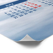 2026 Soviet Buran Shuttle Rendezvous Calendar ポスター (角)