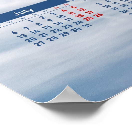 2026 Soviet Buran Shuttle Rendezvous Calendar ポスター (角)