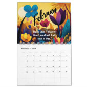 2026 Spirit Bible Verse Faith Wall Calendar カレンダー (2月 2026)