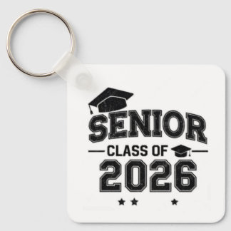 2026 Square Senior Graduation Keychain キーホルダー