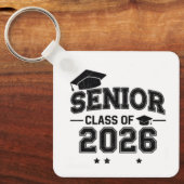 2026 Square Senior Graduation Keychain キーホルダー (正面)