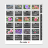 2026 SU Calendar Flower Custom-Cut Vinyl Sticker シール (シート)