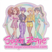 2026 Sugar Zone Band Sticker シール (正面)