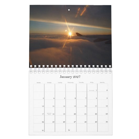 2026 Sun Calendar カレンダー (1月 2027)