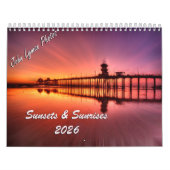 2026 Sunrise & Sunsets Calendar カレンダー (カバー)