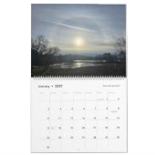 2026 Sunset Lake Calendar カレンダー (1月 2027)