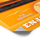 2026 Sunsets and Beach Vibes Calendar ポスター (角)