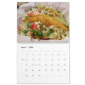 2026 Taco Wall Calendar Foodie Food Themed カレンダー (3月 2026)