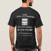 2026 TBGT Sponsors Tシャツ (裏面)