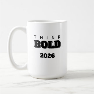 2026 tell u think bold Mug コーヒーマグカップ
