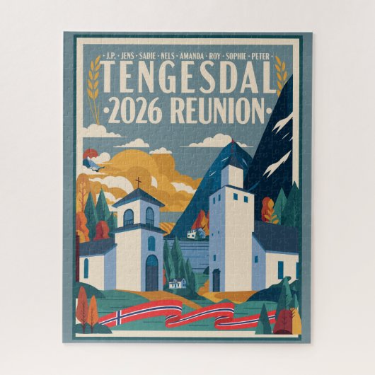 2026 Tengesdal Family Reunion ジグソーパズル (縦)