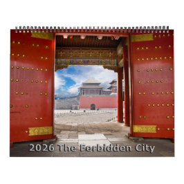 2026 The Forbidden City Calendar カレンダー