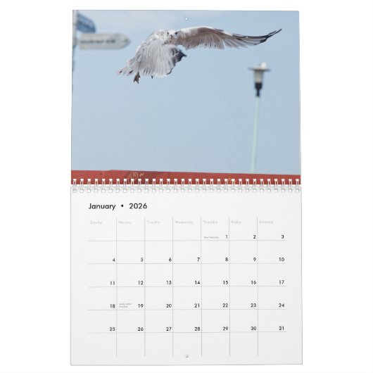 2026 The Seated View Calendar カレンダー (1月 2026)