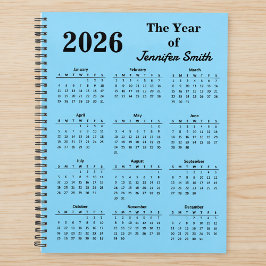 2026 The Year of Custom Name Personalized Planner プランナー手帳