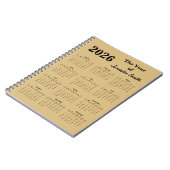 2026 The Year of [Your Name} Personalized Notebook ノートブック (左側)