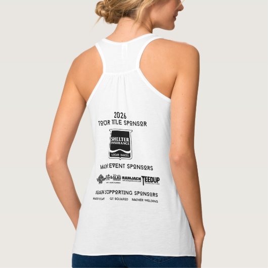 2026 Thunderbird Golf Sponsors タンクトップ (裏面)