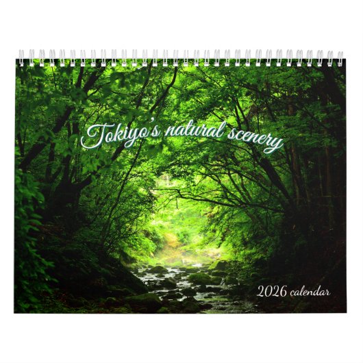 2026 Tokyo Natural Scenery Photo Calendar – Mounta カレンダー (カバー)