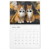 2026 Tony and Teddy Maine Coons Calendar カレンダー (1月 2026)