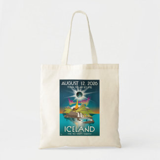 2026 total eclipse in Iceland - Tote bag トートバッグ