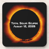 2026 Total Solar Eclipse コースター (正面)