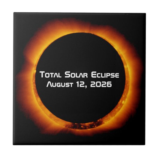 2026 Total Solar Eclipse タイル (正面)