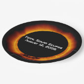 2026 Total Solar Eclipse ペーパープレート (アングル)