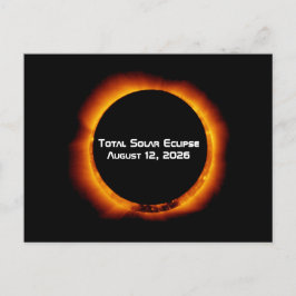 2026 Total Solar Eclipse ポストカード