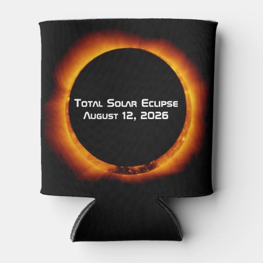 2026 Total Solar Eclipse 缶クーラー (正面)