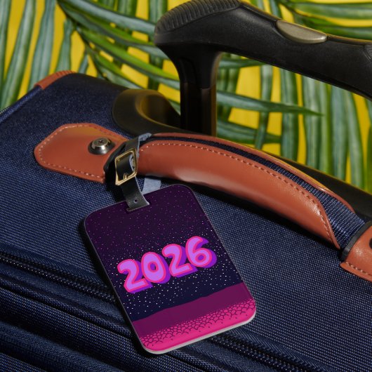 2026 traveling year Luggage Tag ラゲッジタグ (正面インサイチュ1)