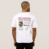 2026 Tripawds マラソン パフォーマンス Tシャツ (裏面フル)
