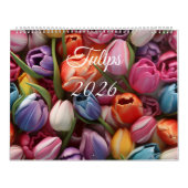 2026 Tulips Wall Calendar カレンダー (カバー)