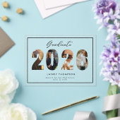 2026 Typography 4 Image Acrylic Graduation  アクリル招待状 (インサイチュ (ウェディング))