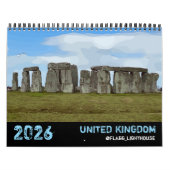 2026 UNITED KINGDOM CALENDAR カレンダー (カバー)