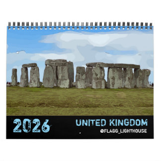 2026 UNITED KINGDOM CALENDAR カレンダー