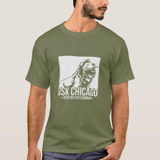 2026 USk シカゴ スケッチ セミナー Tシャツ (正面)