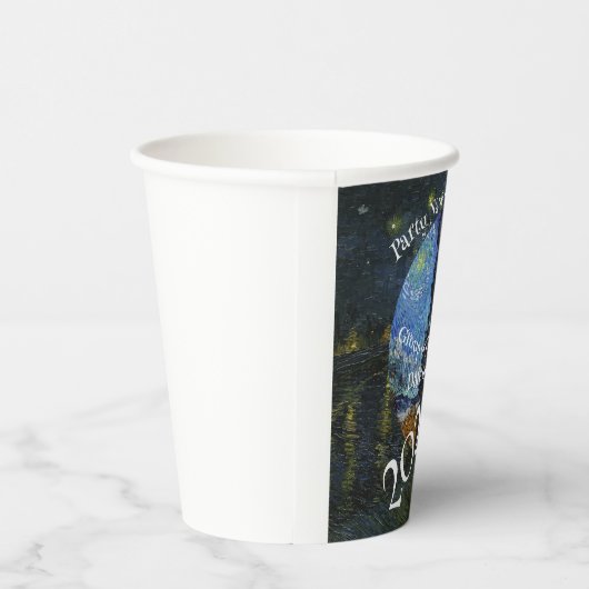 2026 Vacation Trip Tour Road Dinner Wine Ship Date 紙コップ (右)