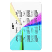 2026 Vanishing Point Calendar by Janz 4x6マグネット マグネット (縦)