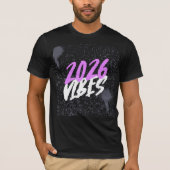 2026 Vibes New Year Paint Drip Graphic  Tシャツ (正面)