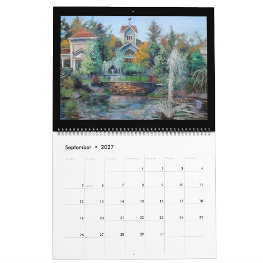 2026 Views of Huntsville Calendar カレンダー (9月 2027)