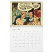 2026 Vintage Comic Art Wall Calendar カレンダー (3月 2026)