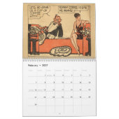 2026 Vintage Comic Art Wall Calendar カレンダー (2月 2027)