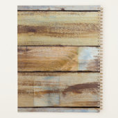 2026 Vintage Weathered Wood Planks Planner  プランナー手帳 (裏面)