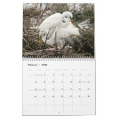 2026 Wading Birds Original Photo Calendar カレンダー (2月 2026)