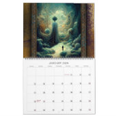 2026 Waking Dreams 2 Surreal Art Calendar カレンダー (1月 2026)